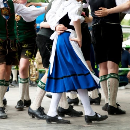 Bavarian boot dance