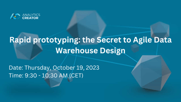 Video Rapid prototyping: the Secret to Agile Data Warehouse Design